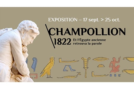 La BRED est mécène de l'exposition "Champollion, 1822 et l'Egypte ancienne retrouva la parole"